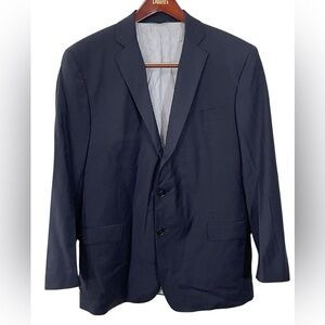 Brooks Brothers Explorer Regent Fit‎ Wool Blend Blazer Navy Blue 44R Sleeves 44S